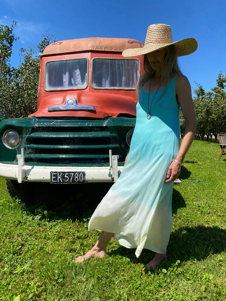 Flamingo Tie Dye Maxi Dress
