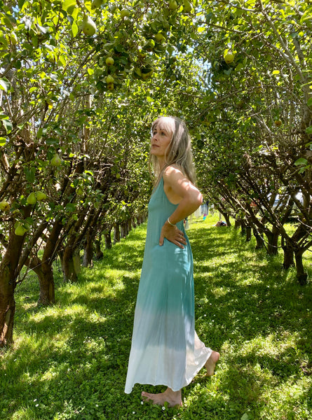 Flamingo Tie Dye Maxi Dress