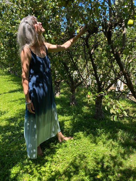 Flamingo Tie Dye Maxi Dress