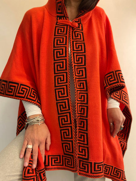 Alpaca Cape with Hood