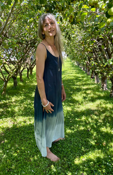 Flamingo Tie Dye Maxi Dress