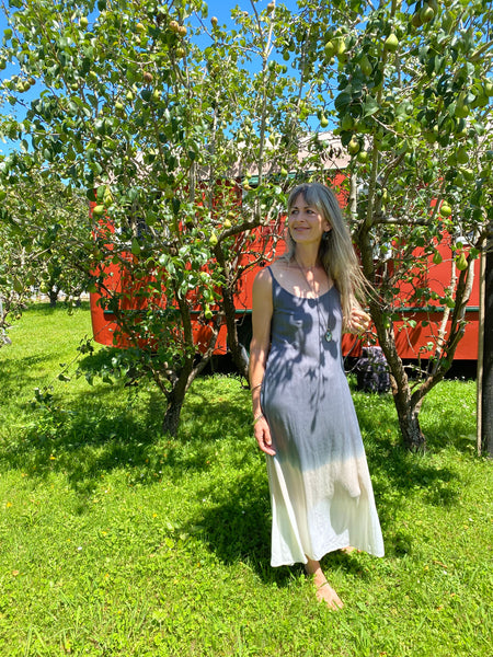 Flamingo Tie Dye Maxi Dress