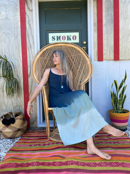 Flamingo Tie Dye Maxi Dress