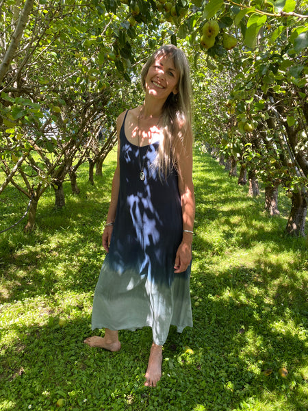 Flamingo Tie Dye Maxi Dress