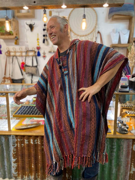 Hippie Cotton Poncho- UNISEX