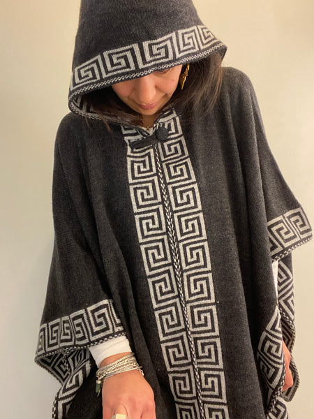 Alpaca Cape with Hood
