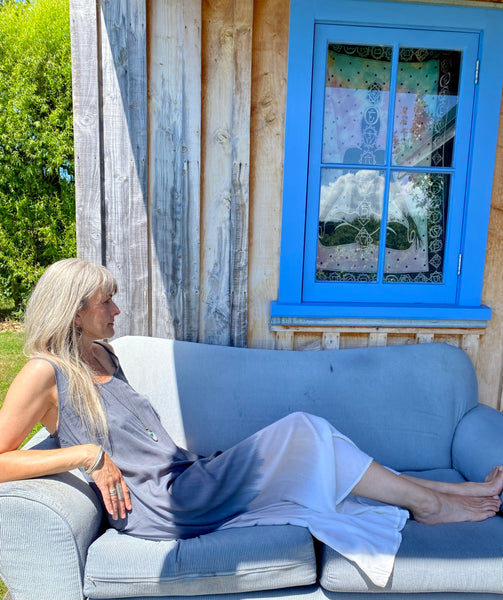 Flamingo Tie Dye Maxi Dress
