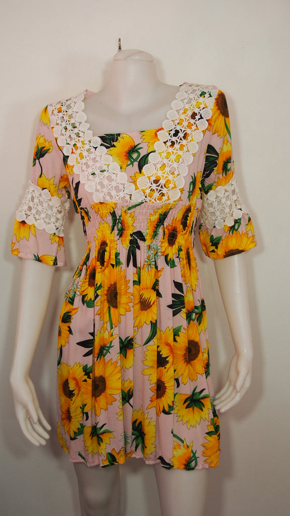 Floral Short Dress