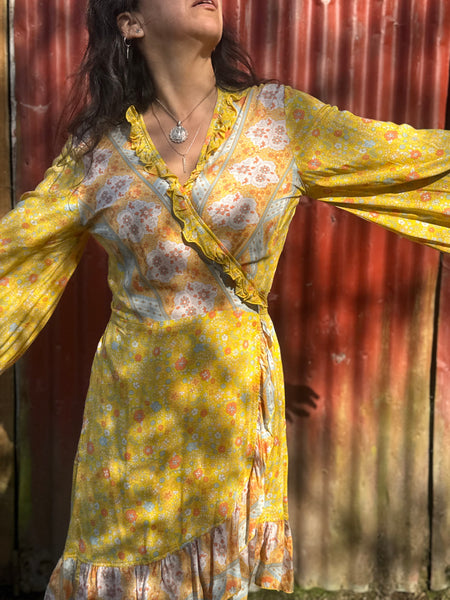 Wildflower Dream Wrap Dress