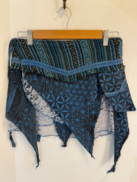 Mystic Wrap Mini Skirt