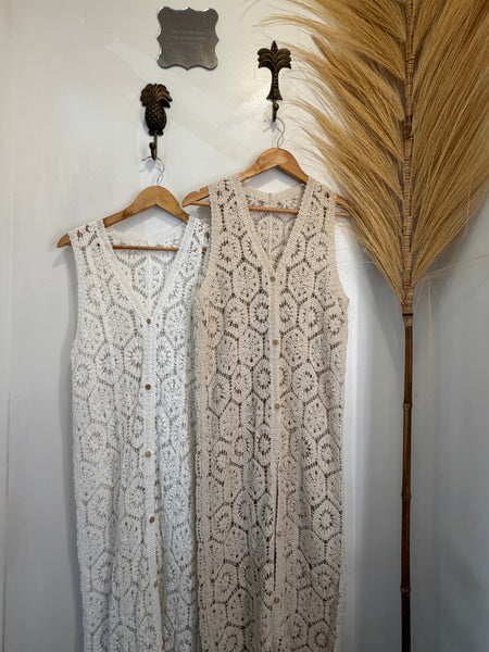 Golden Hour Crochet Vest
