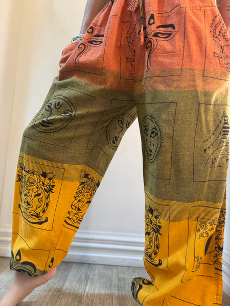 Buddha Eyes Cotton Pants
