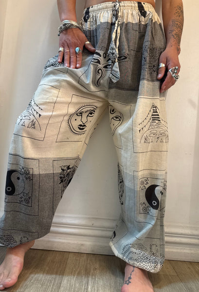 Buddha Eyes Cotton Pants