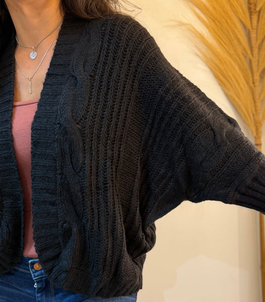 Bat Sleeve Short Cardi