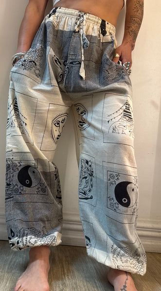Buddha Eyes Cotton Pants