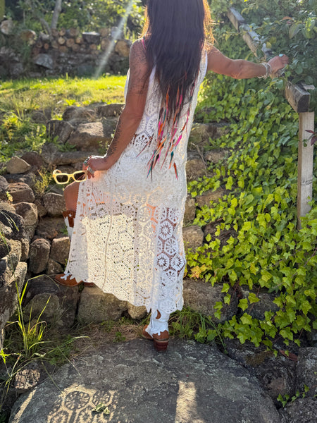 Golden Hour Crochet Vest
