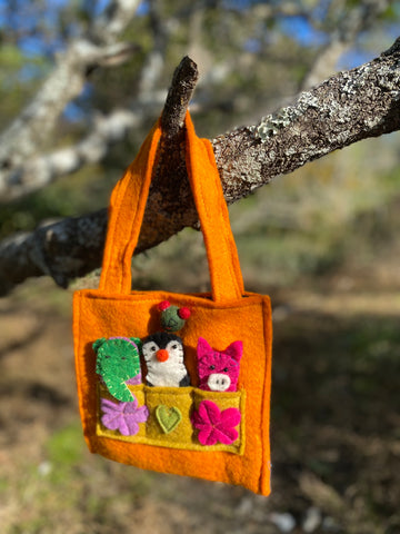 Felt Bag and Puppet Set