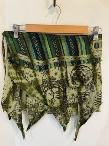Mystic Wrap Mini Skirt