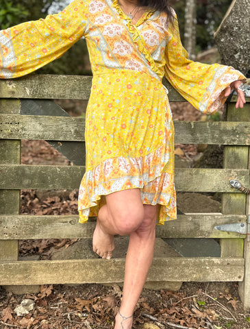 Wildflower Dream Wrap Dress