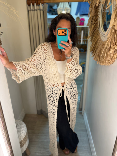Golden Hour Crochet Jacket