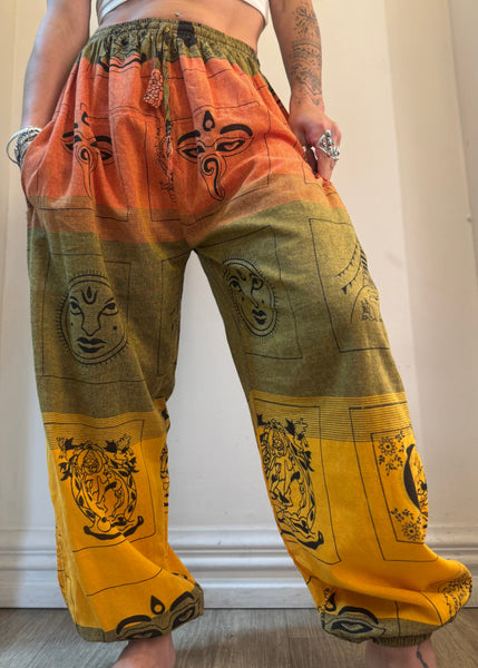 Buddha Eyes Cotton Pants