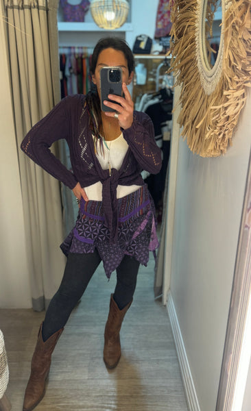 Mystic Wrap Mini Skirt