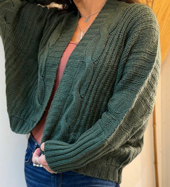 Bat Sleeve Short Cardi