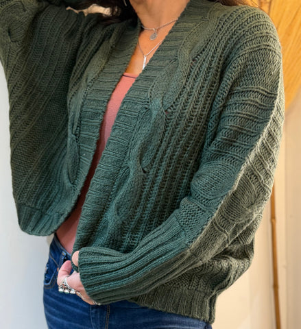 Bat Sleeve Short Cardi