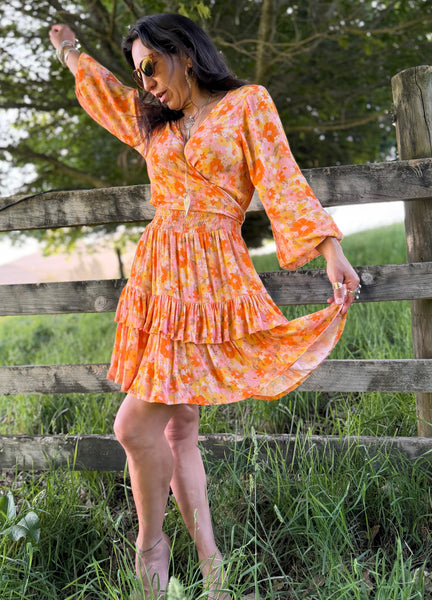 Angel Dress - Citrus Floral