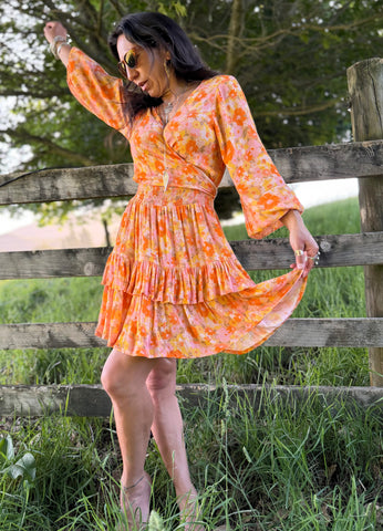Angel Dress - Citrus Floral