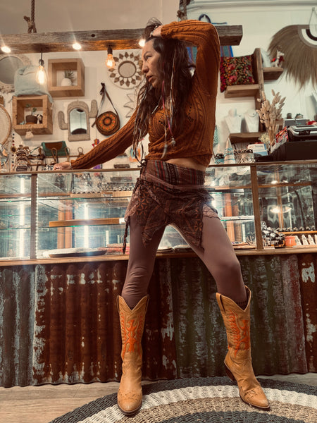 Mystic Wrap Mini Skirt
