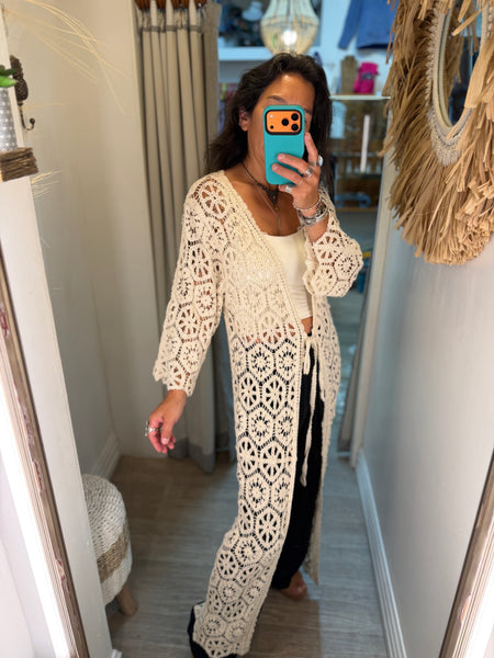 Golden Hour Crochet Jacket