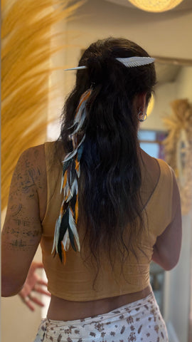 Plume Angel Long Single Clip