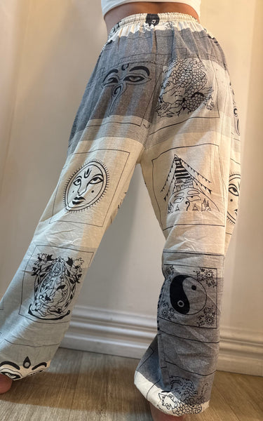 Buddha Eyes Cotton Pants