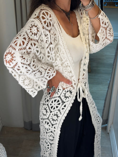 Golden Hour Crochet Jacket