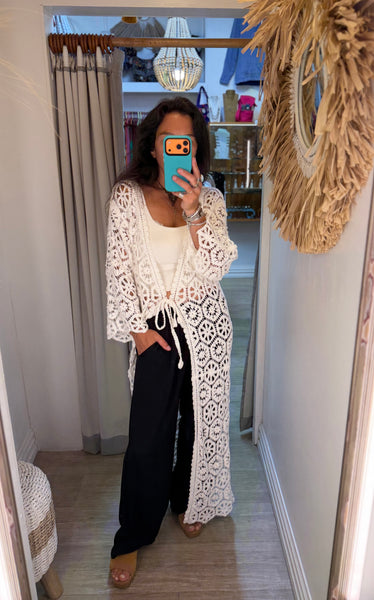 Golden Hour Crochet Jacket