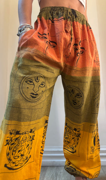 Buddha Eyes Cotton Pants