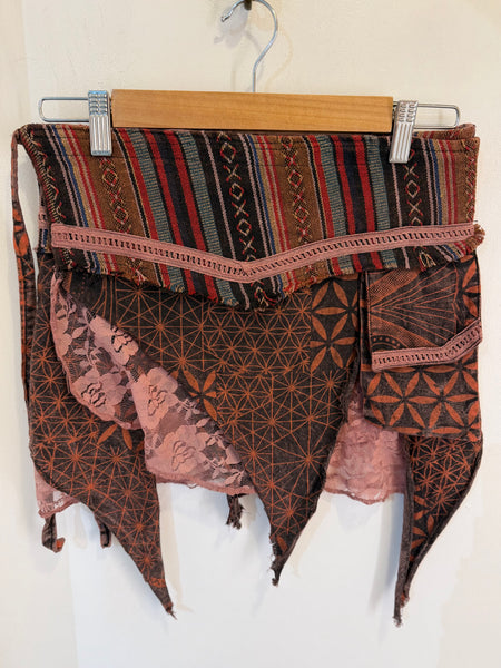 Mystic Wrap Mini Skirt