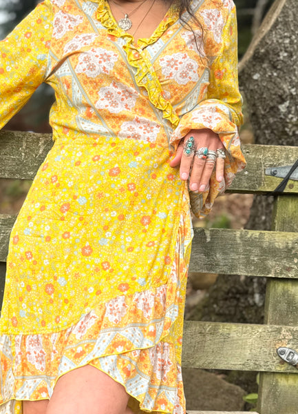 Wildflower Dream Wrap Dress