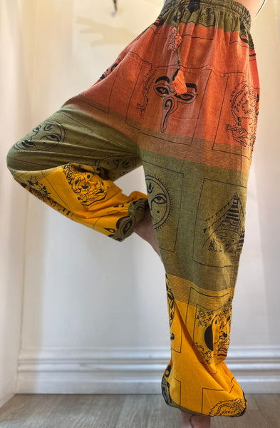 Buddha Eyes Cotton Pants