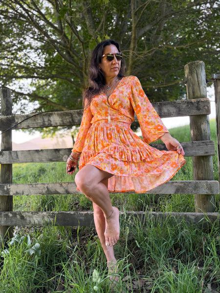 Angel Dress - Citrus Floral