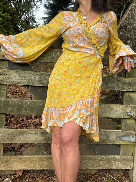 Wildflower Dream Wrap Dress