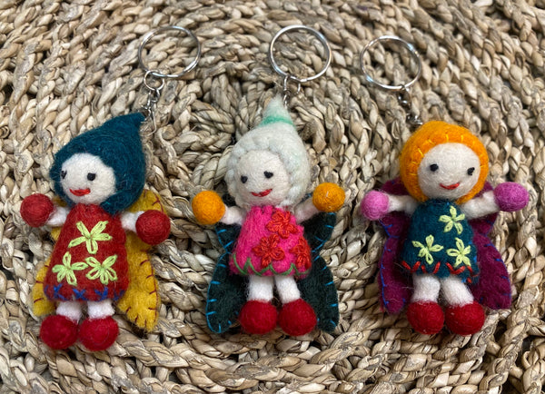 Fairy Felt Keyring