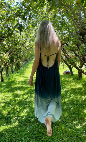 Flamingo Tie Dye Maxi Dress