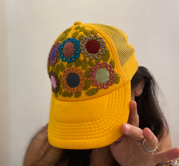 Hand Embroidered Mexican Cap