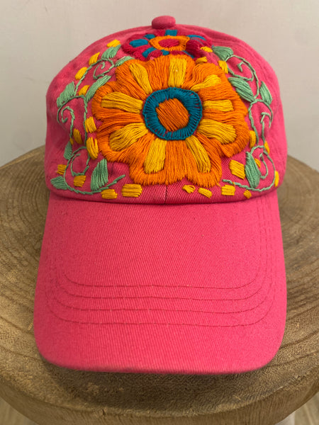 Hand Embroidered Mexican Cap