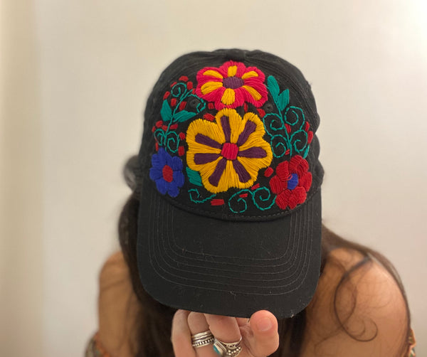 Hand Embroidered Mexican Cap