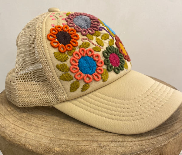 Hand Embroidered Mexican Cap