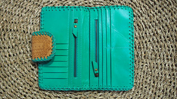 Boho Sofia Turquoise Wallet