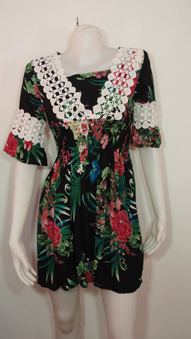 Floral Short Dress